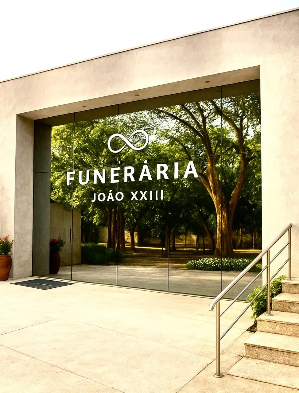 Fachada principal da Funerária João XXIII